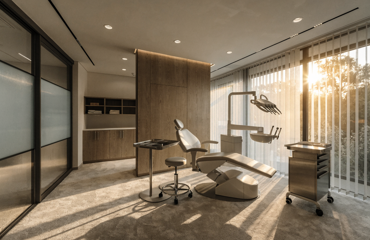 Interior de una clínica dental